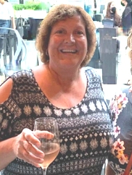 Kelly Welker Drinking Wine