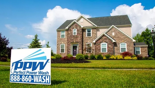 Perfect Power Wash Scam Sign